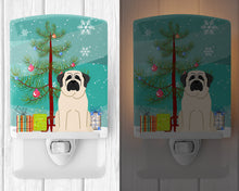 Load image into Gallery viewer, Merry Christmas Tree Mastiff White Ceramic Night Light BB4142CNL