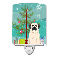 Load image into Gallery viewer, Merry Christmas Tree Mastiff White Ceramic Night Light BB4142CNL