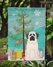 Load image into Gallery viewer, Merry Christmas Tree Mastiff White Garden Flag - Outdoor Decorative Yard Flag BB4142GF