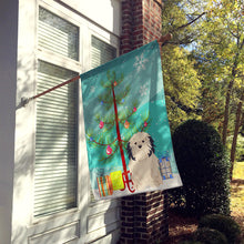 Load image into Gallery viewer, Merry Christmas Tree Lowchen Flag Canvas House Size BB4144CHF
