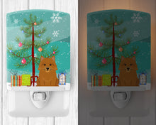 Load image into Gallery viewer, Merry Christmas Tree Norwich Terrier Ceramic Night Light BB4145CNL