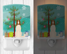 Load image into Gallery viewer, Merry Christmas Tree Borzoi Ceramic Night Light BB4148CNL