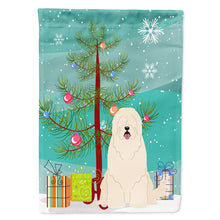 Load image into Gallery viewer, Merry Christmas Tree South Russian Sheepdog Flag Canvas House Size BB4149CHF