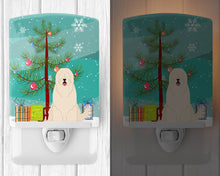 Load image into Gallery viewer, Merry Christmas Tree South Russian Sheepdog Ceramic Night Light BB4149CNL