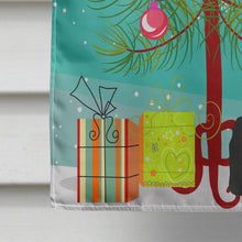 Load image into Gallery viewer, Merry Christmas Tree Black Russian Terrier Flag Canvas House Size BB4151CHF