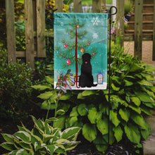 Load image into Gallery viewer, Merry Christmas Tree Black Russian Terrier Garden Flag - Outdoor Decorative Yard Flag BB4151GF