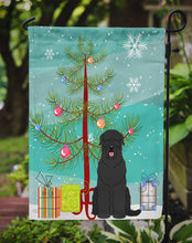 Load image into Gallery viewer, Merry Christmas Tree Black Russian Terrier Garden Flag - Outdoor Decorative Yard Flag BB4151GF
