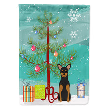 Load image into Gallery viewer, Merry Christmas Tree Manchester Terrier Flag Canvas House Size BB4153CHF