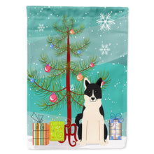 Load image into Gallery viewer, Merry Christmas Tree Russo-European Laika Spitz Flag Canvas House Size BB4154CHF