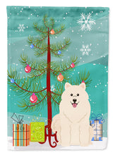 Load image into Gallery viewer, Merry Christmas Tree Samoyed Garden Flag - Outdoor Decorative Yard Flag BB4155GF