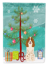 Load image into Gallery viewer, Merry Christmas Tree Russian Spaniel Garden Flag - Outdoor Decorative Yard Flag BB4156GF