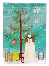 Load image into Gallery viewer, Merry Christmas Tree Saint Bernard Garden Flag - Outdoor Decorative Yard Flag BB4160GF