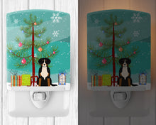 Load image into Gallery viewer, Merry Christmas Tree Greater Swiss Mountain Dog Ceramic Night Light BB4162CNL