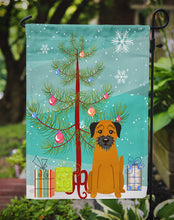 Load image into Gallery viewer, Merry Christmas Tree Border Terrier Garden Flag - Outdoor Decorative Yard Flag BB4164GF
