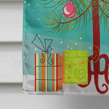 Load image into Gallery viewer, Merry Christmas Tree Airedale Flag Canvas House Size BB4166CHF
