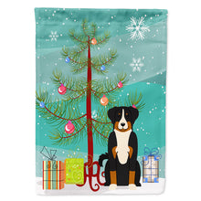 Load image into Gallery viewer, Merry Christmas Tree Appenzeller Sennenhund Flag Canvas House Size BB4168CHF