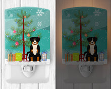 Load image into Gallery viewer, Merry Christmas Tree Appenzeller Sennenhund Ceramic Night Light BB4168CNL