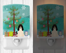 Load image into Gallery viewer, Merry Christmas Tree Swiss Hound Ceramic Night Light BB4169CNL