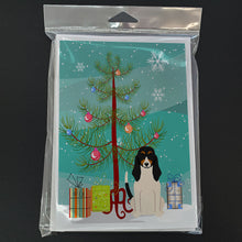 Load image into Gallery viewer, Merry Christmas Tree Swiss Hound Greeting Cards Pack of 8