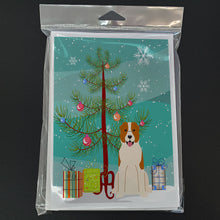 Load image into Gallery viewer, Merry Christmas Tree Central Asian Shepherd Dog Greeting Cards Pack of 8
