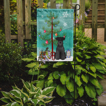 Load image into Gallery viewer, Merry Christmas Tree Miniature Schanuzer Black Garden Flag - Outdoor Decorative Yard Flag BB4176GF