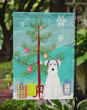 Load image into Gallery viewer, Merry Christmas Tree Miniature Schanuzer White Garden Flag - Outdoor Decorative Yard Flag BB4178GF