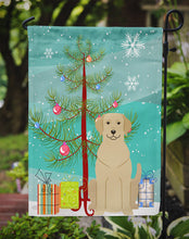 Load image into Gallery viewer, Merry Christmas Tree Yellow Labrador Garden Flag - Outdoor Decorative Yard Flag BB4180GF