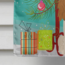 Load image into Gallery viewer, Merry Christmas Tree Cavalier Spaniel Flag Canvas House Size BB4183CHF