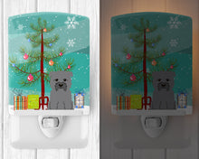 Load image into Gallery viewer, Merry Christmas Tree Glen of Imal Grey Ceramic Night Light BB4184CNL