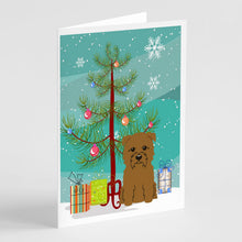 Load image into Gallery viewer, Merry Christmas Tree Glen of Imal Tan Greeting Cards Pack of 8