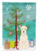 Load image into Gallery viewer, Merry Christmas Tree Soft Coated Wheaten Terrier Garden Flag - Outdoor Decorative Yard Flag BB4186GF