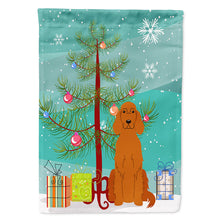 Load image into Gallery viewer, Merry Christmas Tree Irish Setter Flag Canvas House Size BB4189CHF