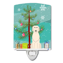 Load image into Gallery viewer, Merry Christmas Tree Irish Wolfhound Ceramic Night Light BB4190CNL