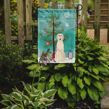 Load image into Gallery viewer, Merry Christmas Tree Irish Wolfhound Garden Flag - Outdoor Decorative Yard Flag BB4190GF