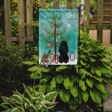 Load image into Gallery viewer, Merry Christmas Tree Poodle Black Garden Flag - Outdoor Decorative Yard Flag BB4196GF