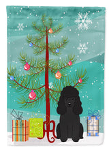 Load image into Gallery viewer, Merry Christmas Tree Poodle Black Garden Flag - Outdoor Decorative Yard Flag BB4196GF