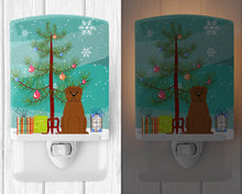 Load image into Gallery viewer, Merry Christmas Tree Dogue de Bourdeaux Ceramic Night Light BB4198CNL