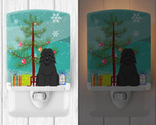 Load image into Gallery viewer, Merry Christmas Tree Bouvier des Flandres Ceramic Night Light BB4199CNL