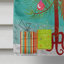 Load image into Gallery viewer, Merry Christmas Tree Papillon Red White Flag Canvas House Size BB4203CHF