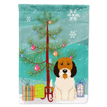 Load image into Gallery viewer, Merry Christmas Tree Petit Basset Griffon Veenden Flag Canvas House Size BB4204CHF