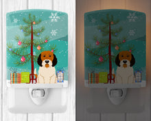 Load image into Gallery viewer, Merry Christmas Tree Petit Basset Griffon Veenden Ceramic Night Light BB4204CNL