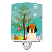 Load image into Gallery viewer, Merry Christmas Tree Petit Basset Griffon Veenden Ceramic Night Light BB4204CNL