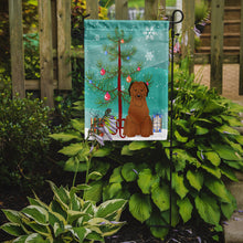Load image into Gallery viewer, Merry Christmas Tree Briard Brown Garden Flag - Outdoor Decorative Yard Flag BB4207GF