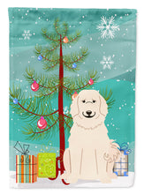 Load image into Gallery viewer, Merry Christmas Tree Great Pyrenese Flag Canvas House Size BB4208CHF