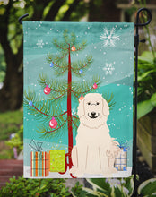 Load image into Gallery viewer, Merry Christmas Tree Great Pyrenese Garden Flag - Outdoor Decorative Yard Flag BB4208GF