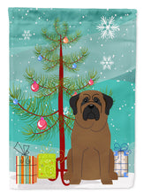 Load image into Gallery viewer, Merry Christmas Tree Bullmastiff Flag Canvas House Size BB4209CHF