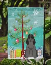 Load image into Gallery viewer, Merry Christmas Tree Cocker Spaniel Black Garden Flag - Outdoor Decorative Yard Flag BB4217GF