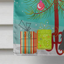 Load image into Gallery viewer, Merry Christmas Tree Cocker Spaniel Black Tan Flag Canvas House Size BB4218CHF