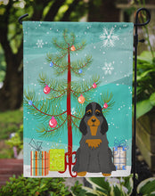 Load image into Gallery viewer, Merry Christmas Tree Cocker Spaniel Black Tan Garden Flag - Outdoor Decorative Yard Flag BB4218GF
