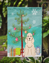 Load image into Gallery viewer, Merry Christmas Tree Cocker Spaniel Buff Garden Flag - Outdoor Decorative Yard Flag BB4219GF